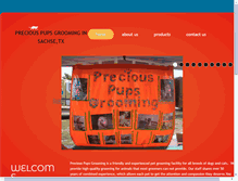 Tablet Screenshot of preciouspupsgrooming.com